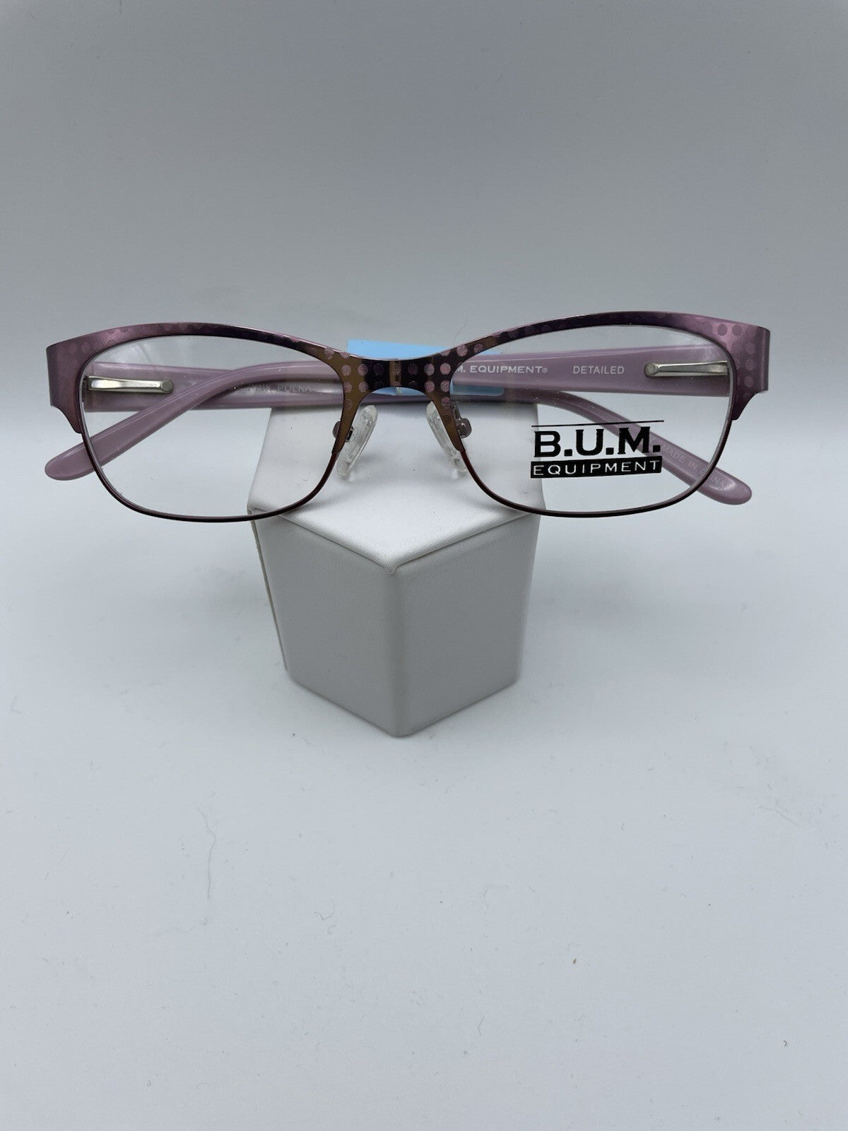 B.U.M. Equipment Brand Detailed Model 51 Eye Pink Polka NEW