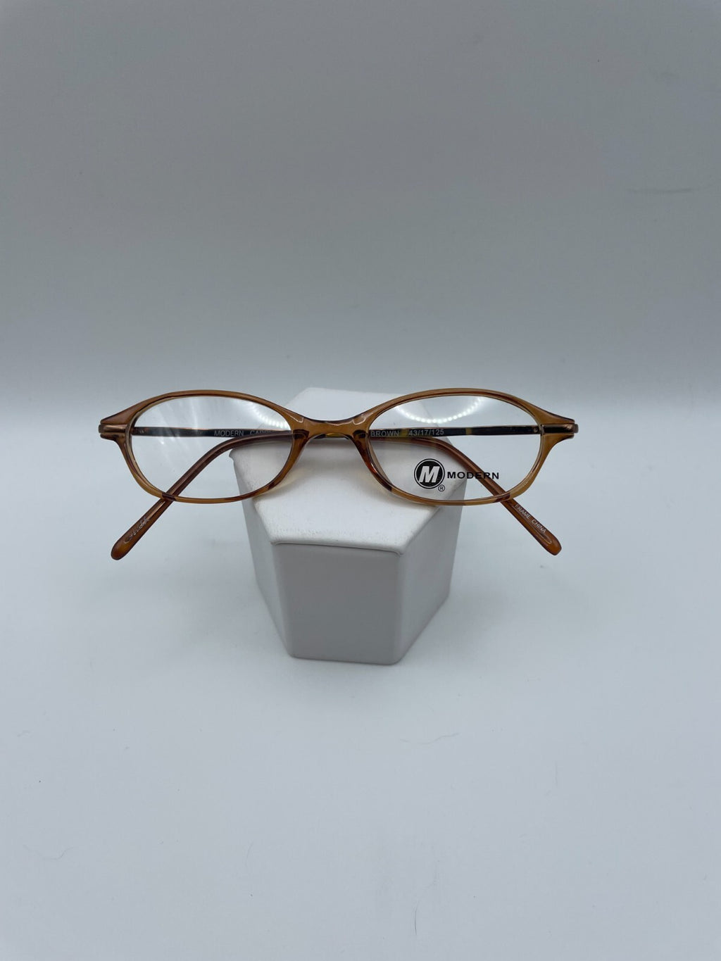 Modern Optical Brand Carousel Model 43 Eye Brown NEW