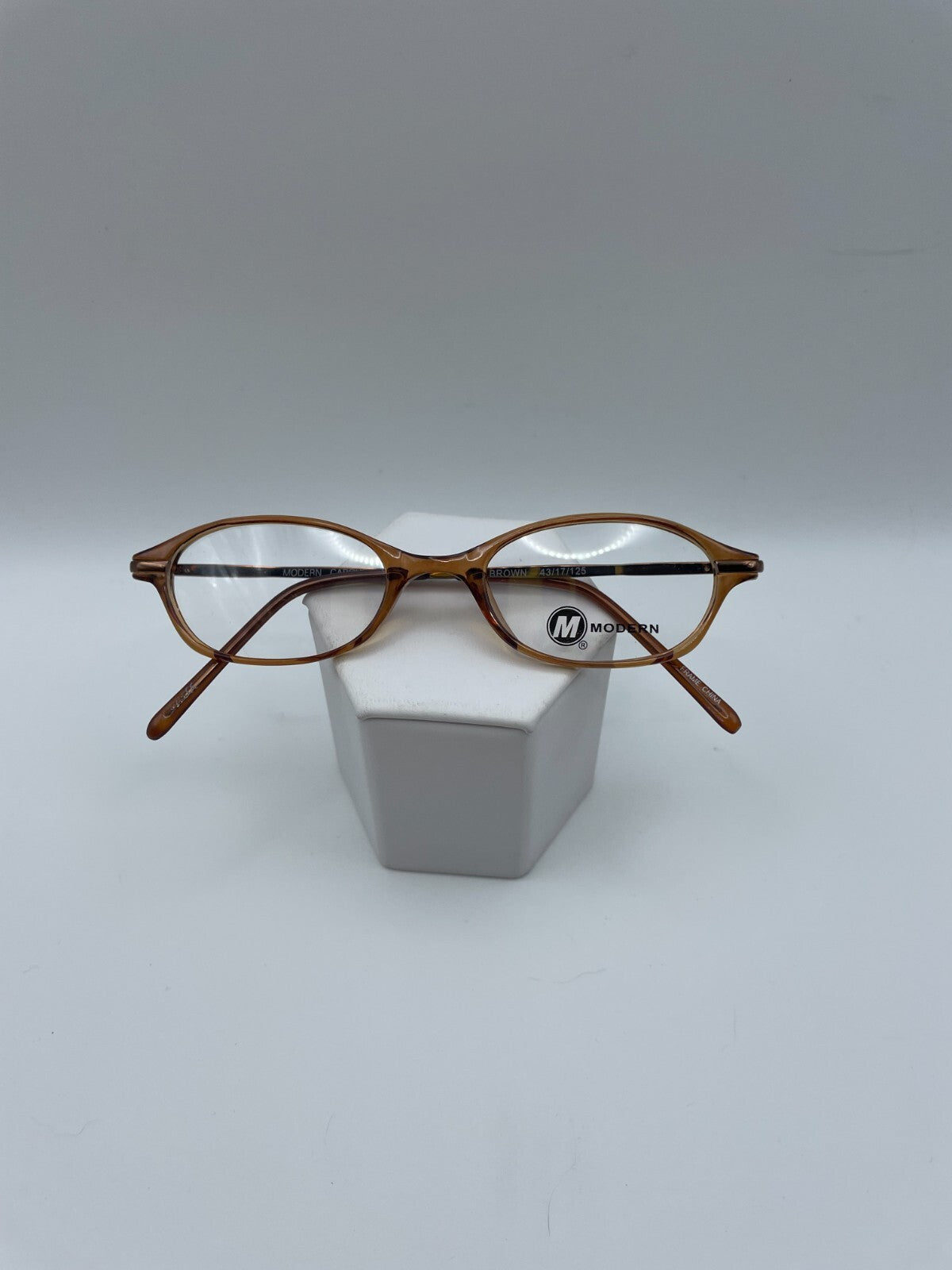 Modern Optical Brand Carousel Model 43 Eye Brown NEW