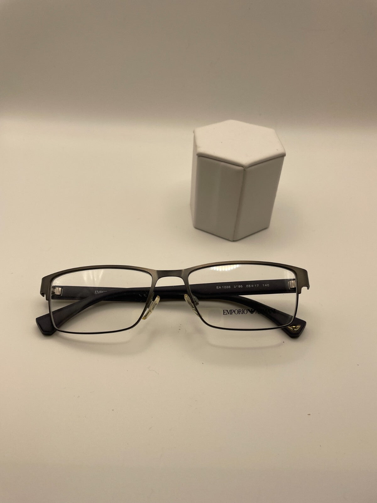 Emporio Armani Brand EA 1035 3096 Model 55 Eye Black NEW