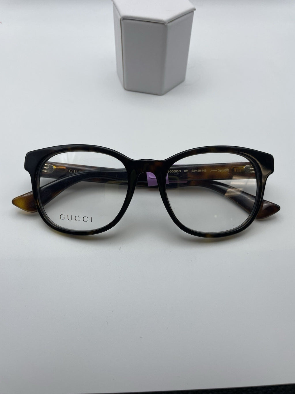 Gucci Brand GG0005O Model 53 Eye Tortoise NEW